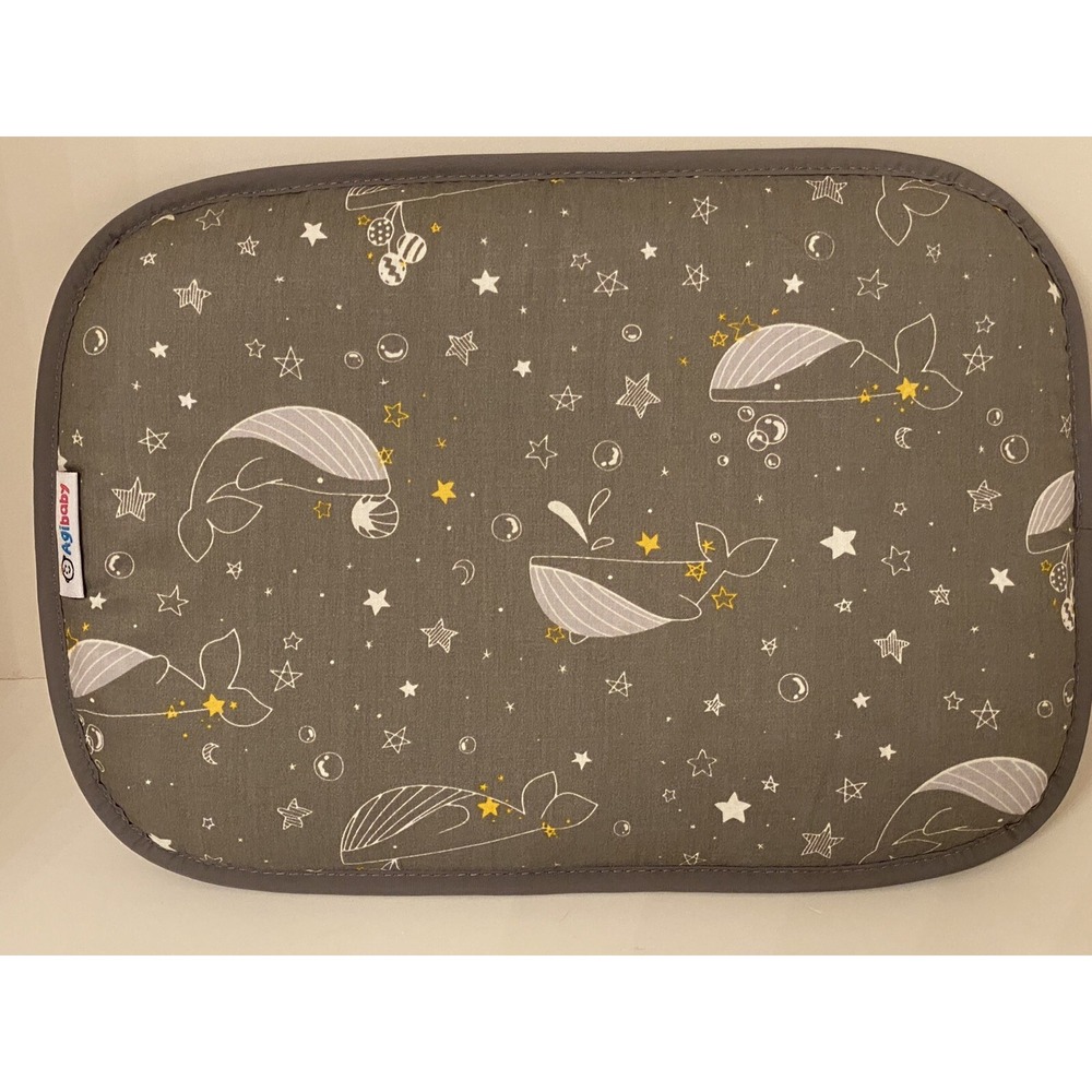 Agibaby 3D Mesh Toddler Pillow Grey Whale‎ Star Breathable Cooling Cushion 13x9